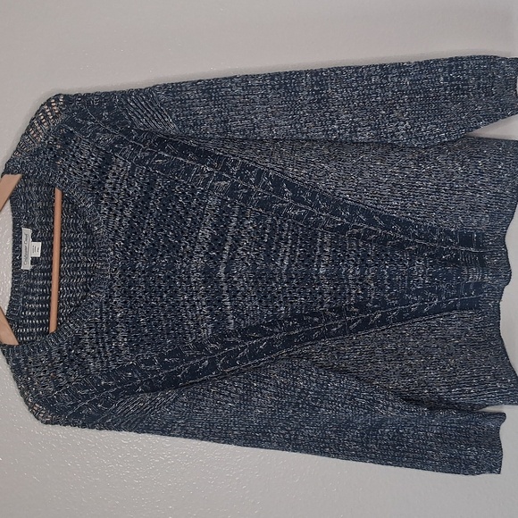 Coldwater Creek Sweaters - Coldwater Creek Sweater Teal Open Knit Pullover Sweater Petite XL